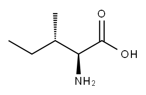 DL-异亮氨酸, 443-79-8, 结构式