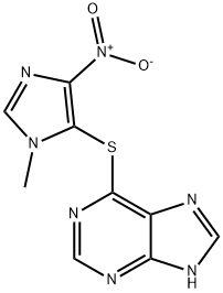 アザチオプリン 化学構造式