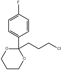 2-(3-Chloropropyl)-2-(4-fluorophenyl)-1,3-dioxane|2-(3-氯丙基)-2-(4-氟苯基)-1,3-二氧六环