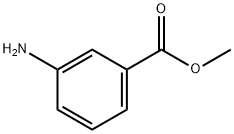 3-アミノ安息香酸メチル 化学構造式