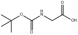 BOC-甘氨酸, 4530-20-5, 结构式
