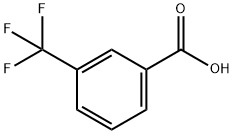 3-(トリフルオロメチル)安息香酸 化学構造式