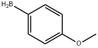 ボラン, (4-メトキシフェニル)- 化学構造式