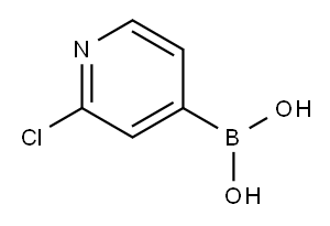 2-クロロピリジン-4-ボロン酸 塩化物 化学構造式