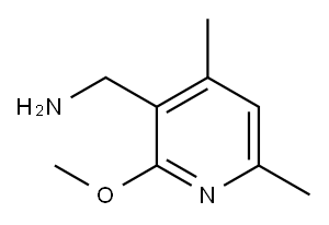 1-(2-METHOXY-4,6-DIMETHYLPYRIDIN-3-YL)METHANAMINE Structure