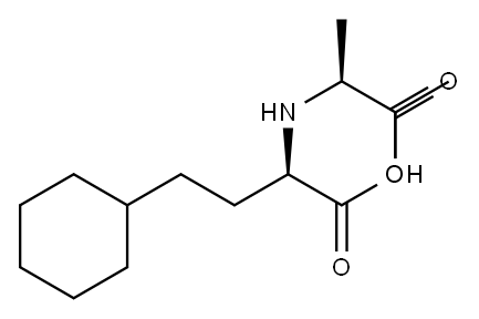 (αS)-Cyclohexanebutanoic Acid α-[[(1S)-1-Carboxyethyl]aMino] cyclohexanebutanoic Acid α-Ethyl Ester Structure
