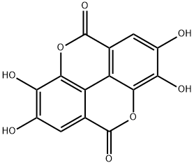 鞣花酸, 476-66-4, 结构式