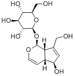桃叶珊瑚苷, 479-98-1, 结构式