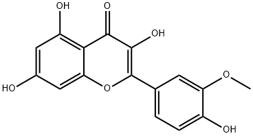 3,5,7-Trihydroxy-2-(4-hydroxy-3-methoxyphenyl)-4-benzopyron