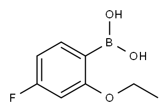 2-ETHOXY-4-FLUOROPHENYLBORONIC ACID Structure