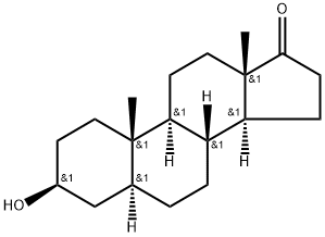 エピアンドロステロン 化学構造式