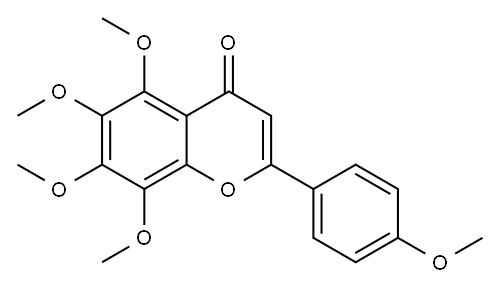 桔皮素, 481-53-8, 结构式