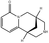 金雀花碱, 485-35-8, 结构式