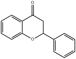 黄烷酮, 487-26-3, 结构式