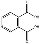 3,4-吡啶二羧酸, 490-11-9, 结构式
