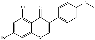 鹰嘴豆牙素A, 491-80-5, 结构式
