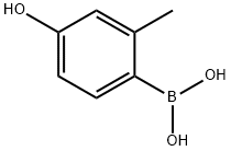 4-ヒドロキシ-2-メチルフェニルボロン酸 化学構造式