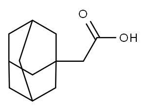1-金刚烷乙酸, 4942-47-6, 结构式