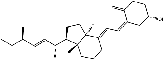 Vitamin D2 Struktur