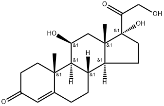氢化可的松, 50-23-7, 结构式