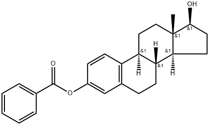 苯甲酸雌二醇, 50-50-0, 结构式