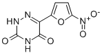 6-(5-ニトロフラン-2-イル)-1,2,4-トリアジン-3,5(2H,4H)-ジオン 化学構造式