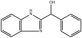 2-(α-ヒドロキシベンジル)-1H-ベンゾイミダゾール 化学構造式