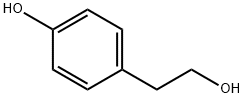 2-(4-ヒドロキシフェニル)エタノール 化学構造式