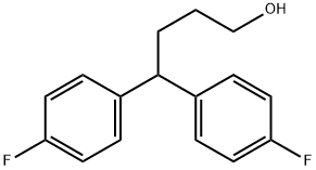4,4-bis(4-fluorophenyl)butan-1-ol          Struktur