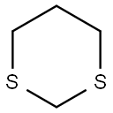 1,3-二噻烷, 505-23-7, 结构式