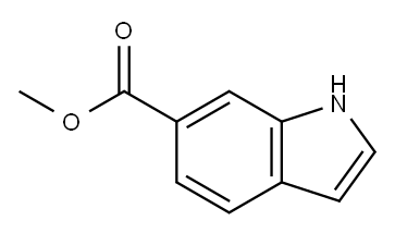 吲哚-6-甲酸甲酯, 50820-65-0, 结构式