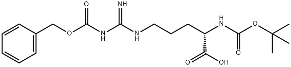 Nα-BOC-Nω-CBZ-L-精氨酸, 51219-18-2, 结构式