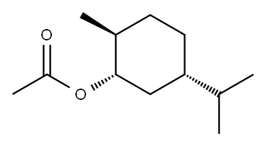 [1S-(1alpha,2beta,5alpha)]-5-(isopropyl)-2-methylcyclohexyl acetate Structure