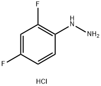 2,4-二氟苯肼盐酸盐, 51523-79-6, 结构式