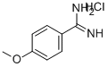 4-METHOXYBENZAMIDINE, HYDROCHLORIDE Structure