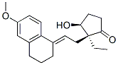 [2S-[2alpha(E),3beta]]-2-[2-(3,4-dihydro-6-methoxy-1(2H)-naphthylidene)ethyl]-2-ethyl-3-hydroxycyclopentan-1-one|