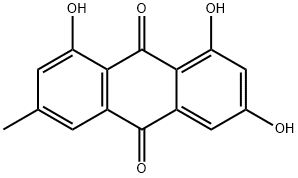 大黄素, 518-82-1, 结构式