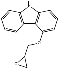 4-环氧丙烷氧基咔唑, 51997-51-4, 结构式