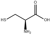 L-半胱氨酸, 52-90-4, 结构式