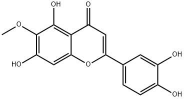 泽兰黄酮, 520-11-6, 结构式
