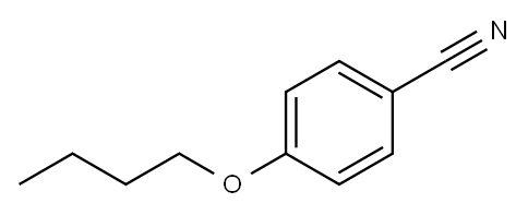 4-N-丁氧基苯甲腈, 5203-14-5, 结构式