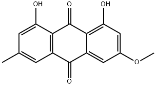 大黄素甲醚, 521-61-9, 结构式