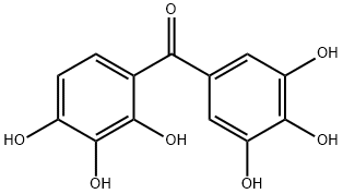2,3,3',4,4',5'-ヘキサヒドロキシベンゾフェノン 化学構造式