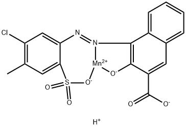 4-[(5-クロロ-4-メチル-2-スルホフェニル)アゾ]-3-ヒドロキシ-2-ナフタレンカルボン酸/マンガン