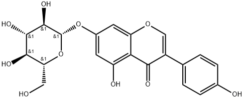 染料木苷, 529-59-9, 结构式