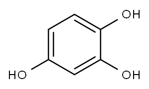 1,2,4-苯三酚, 533-73-3, 结构式