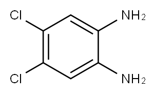 4,5-二氯-1,2-苯二胺, 5348-42-5, 结构式