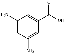 3,5-ジアミノ安息香酸 化学構造式