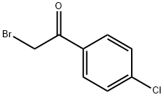 alpha-溴代-4-氯苯乙酮, 536-38-9, 结构式