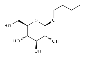 丁基葡糖苷, 5391-18-4, 结构式